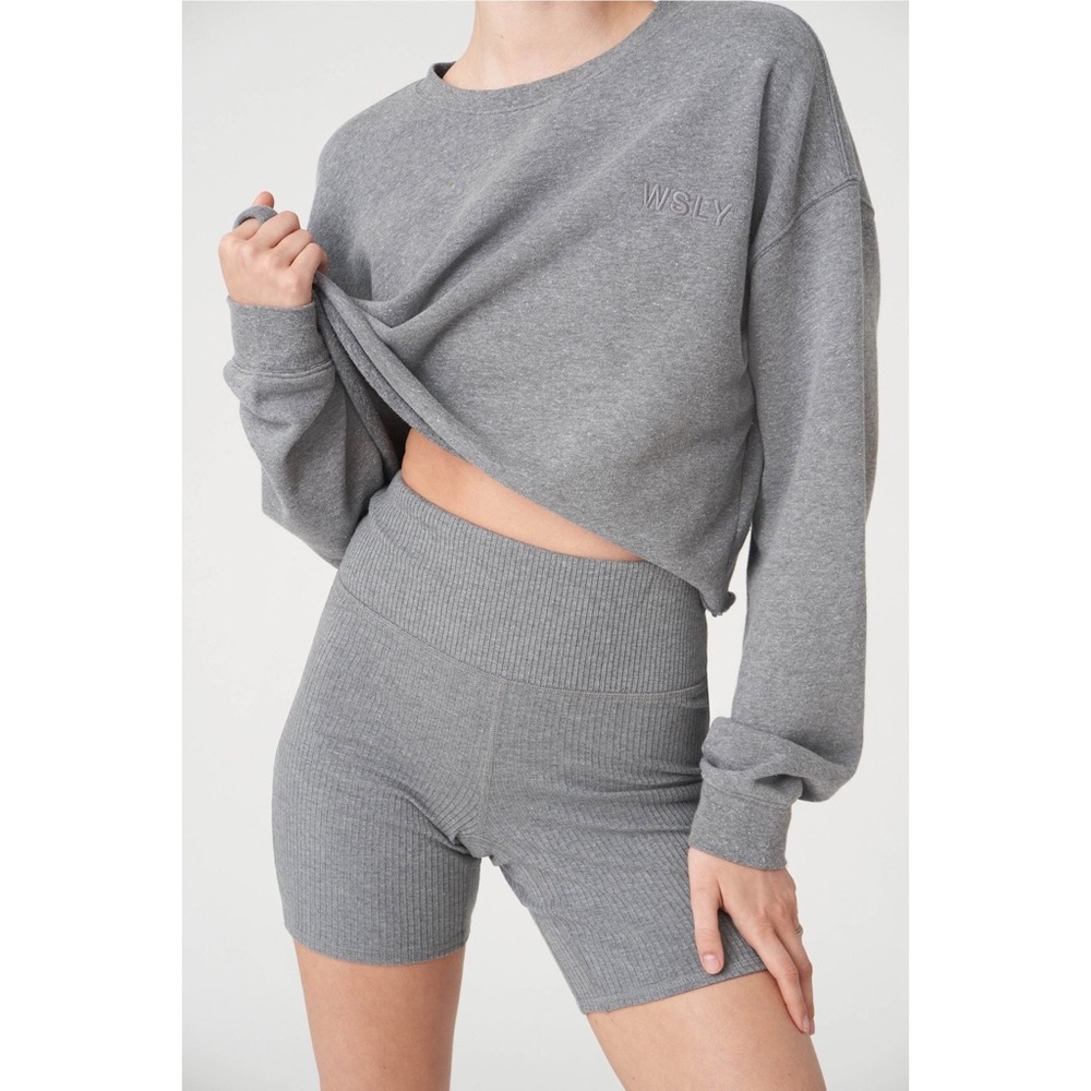 WSLY Rivington 7” Ribbed High-Waist Short